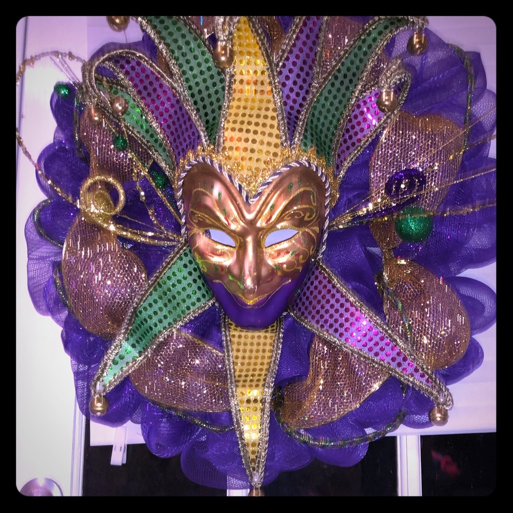 ⚜️Mardi Gras Wreath⚜️